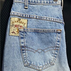 Manager Vintage Blue Denim Jeans - 100% Cotton - Made in Canada